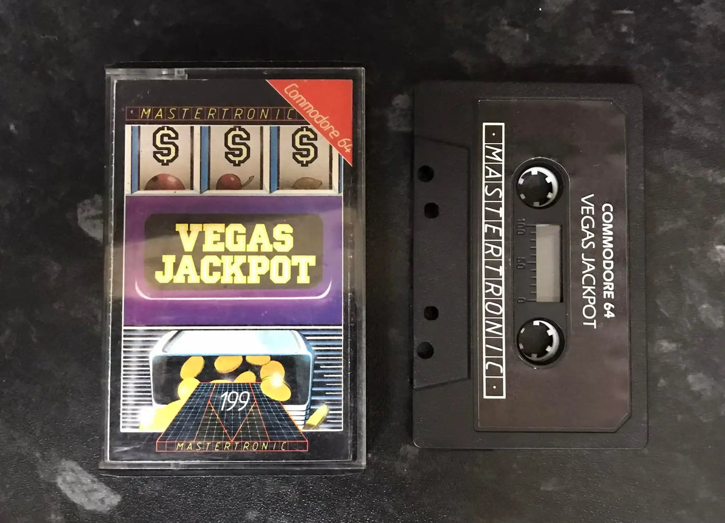 Vegas Jackpot, C64 Game, by Mastertronic, WORKING Magretro