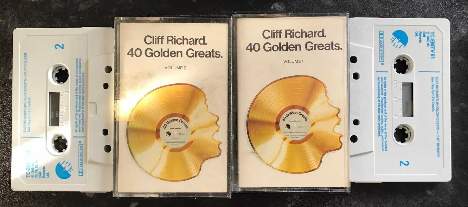 Cliff Richard, 40 Golden Greats Double Album, EMI, TC-EMTVS 6 Magretro