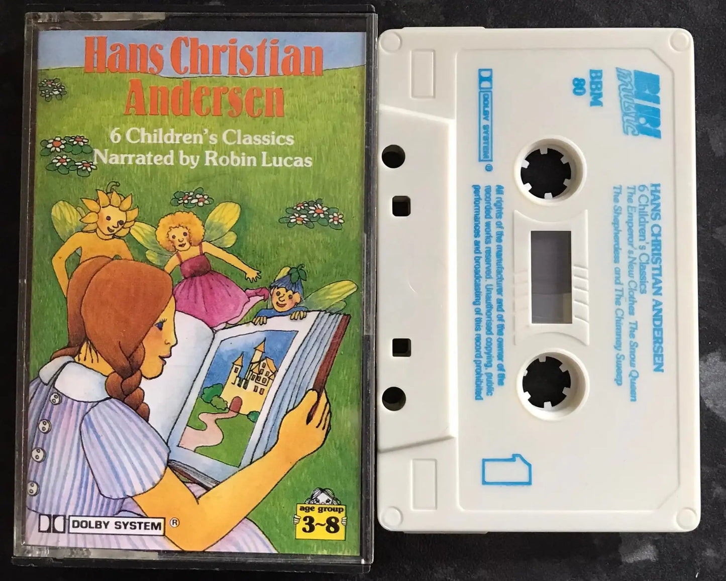 Hans Christian Anderson, 6 Childrens Classics Audiobook, age 3 to 8, BBM 80 Magretro