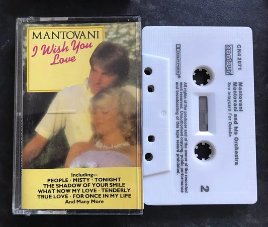 I Wish You Love Album, Mantovani, Contour, CN4 2071, Vintage Cassette Magretro