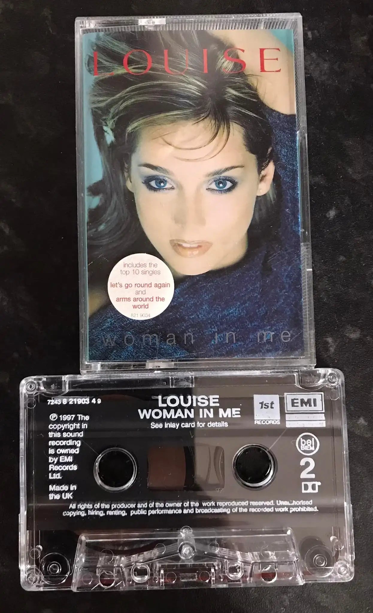 Louise, Woman in me Album, EMI, 7243 8 21903 49, Vintage Cassette Magretro