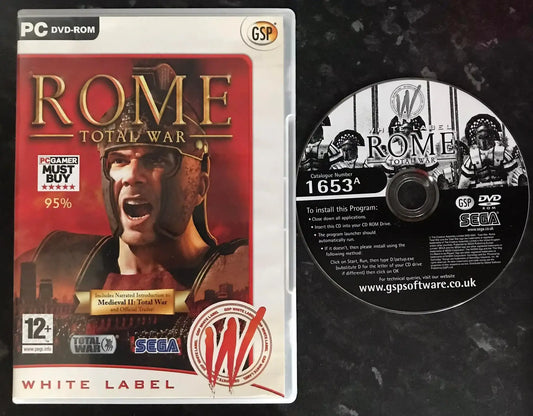 Rome Total War, UK, Pal, PC Game Magretro