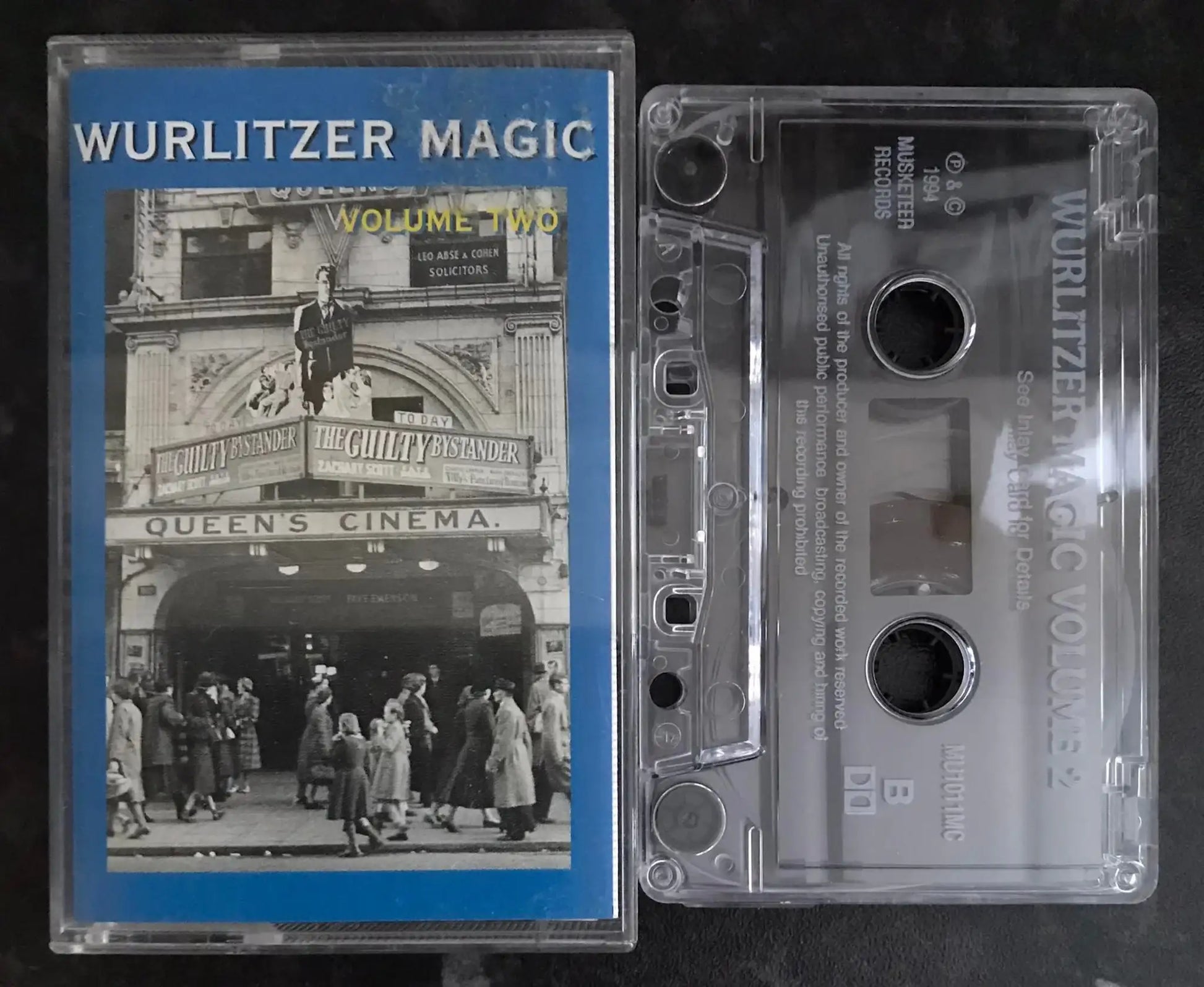 Wurlitzer Magic, Volume Two, mu 1011 mc, Muskateer Music, Vintage Cassette Magretro