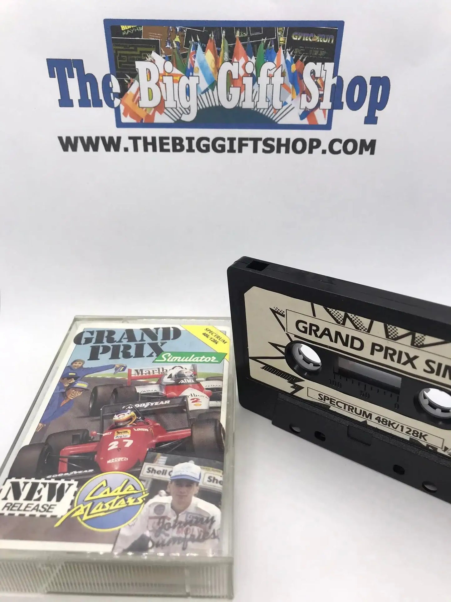 Grand Prix Simulator (Tested Working), ZX Spectrum, Codemasters Magretro