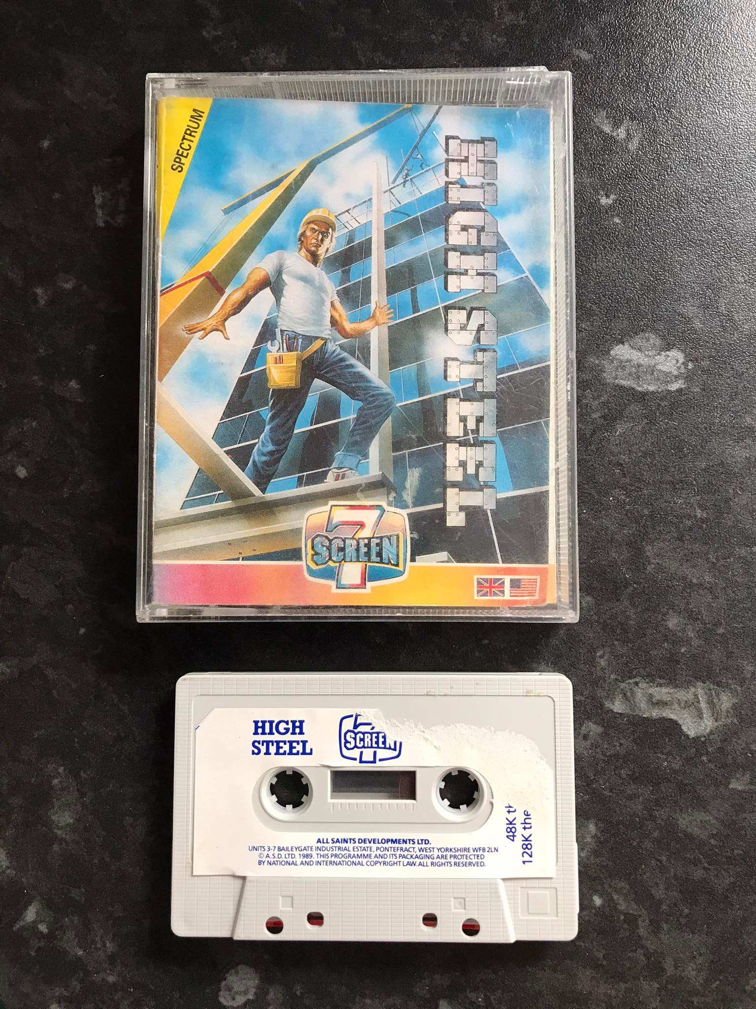 High Steel (Working), ZX Spectrum, by Screen 7 (RARE) Magretro