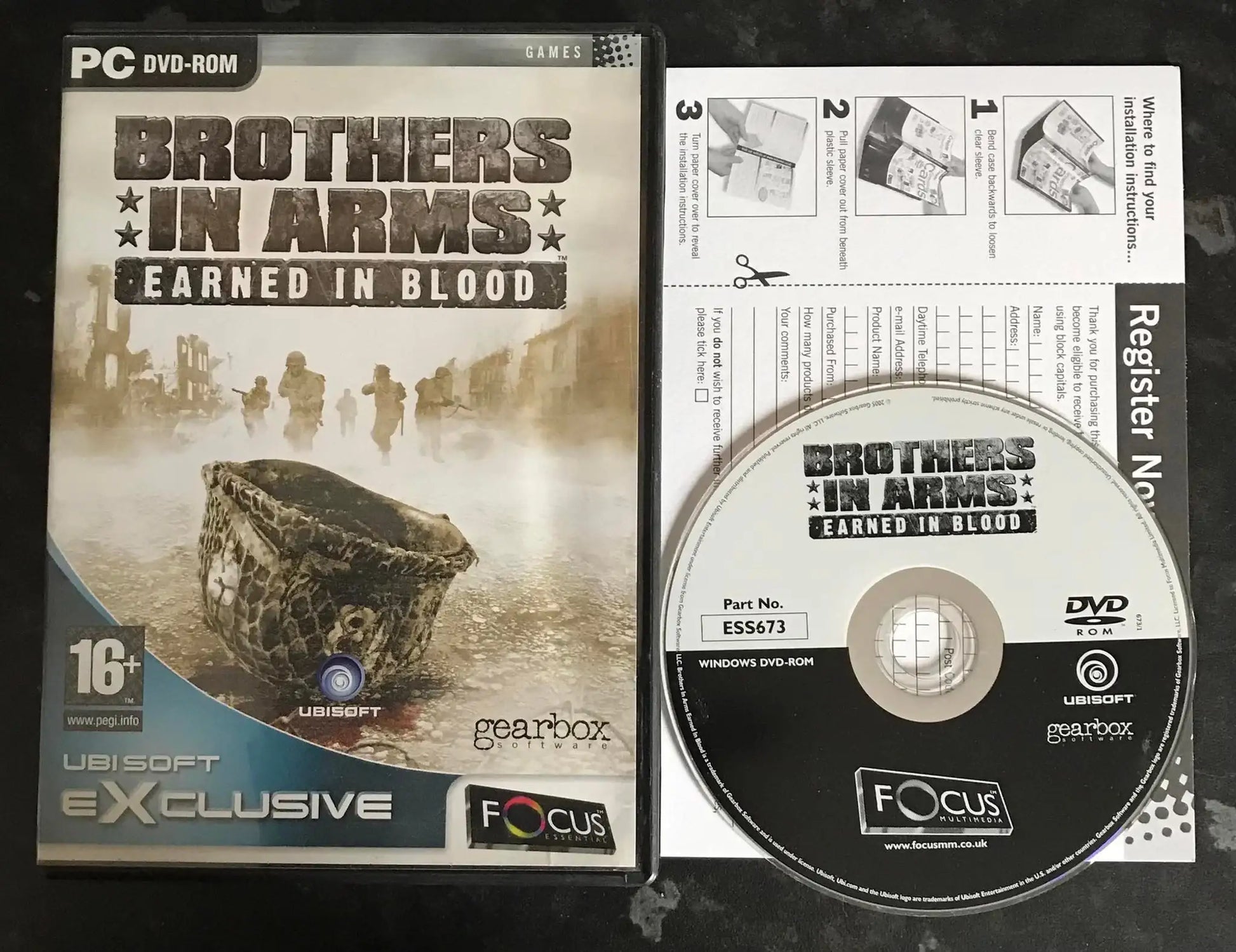 Brothers In Arms Earned In Blood, DVD, PC Game Magretro