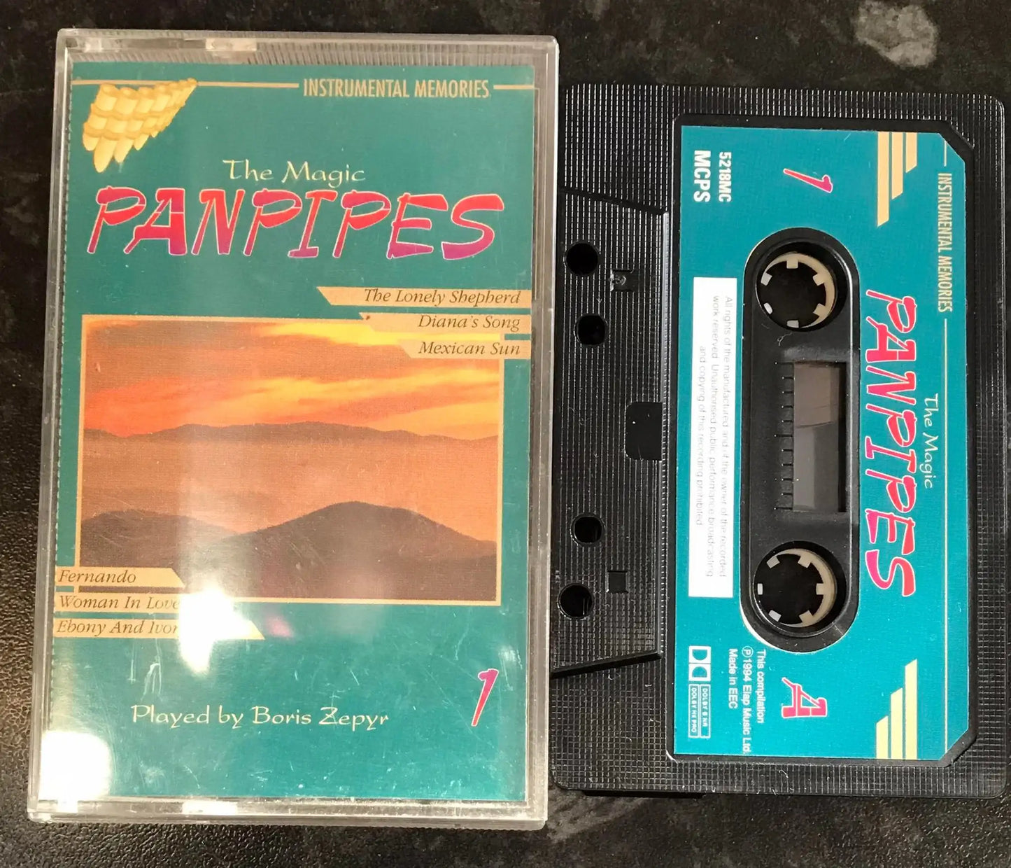 The Magic Panpipes Album, Boris Zepyr, mc 5218, Vintage Cassette Magretro