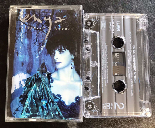 Enya, Shepherd Moons Album, WEA, WX431C, Vintage Cassette Magretro