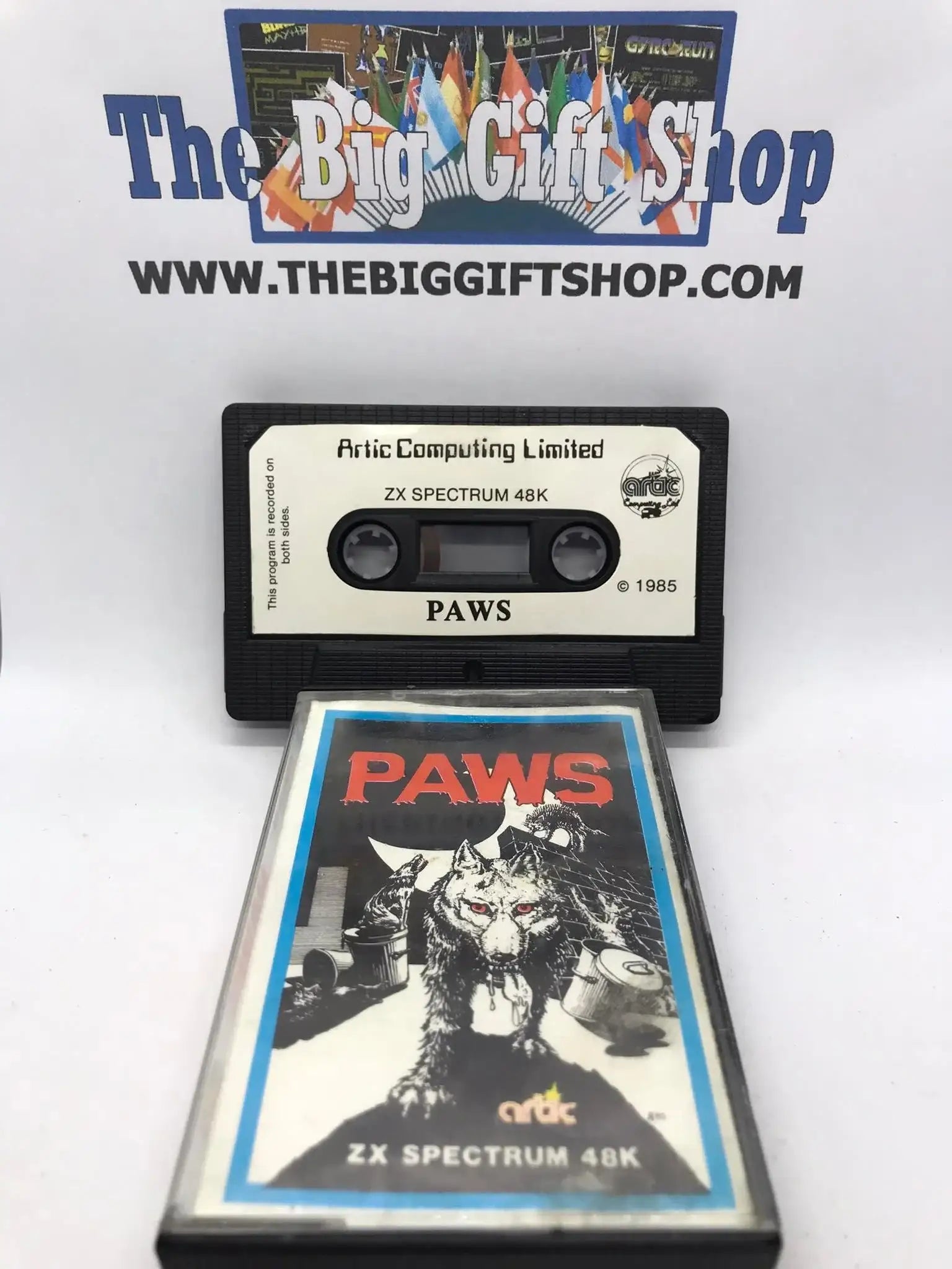 Paws (Tested Working), ZX Spectrum, Released by Artic, RARE Magretro