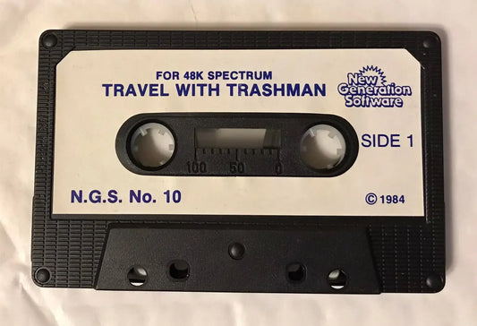 Travel With Trashman, ZX Spectrum game by New Generation Software, No Box Magretro