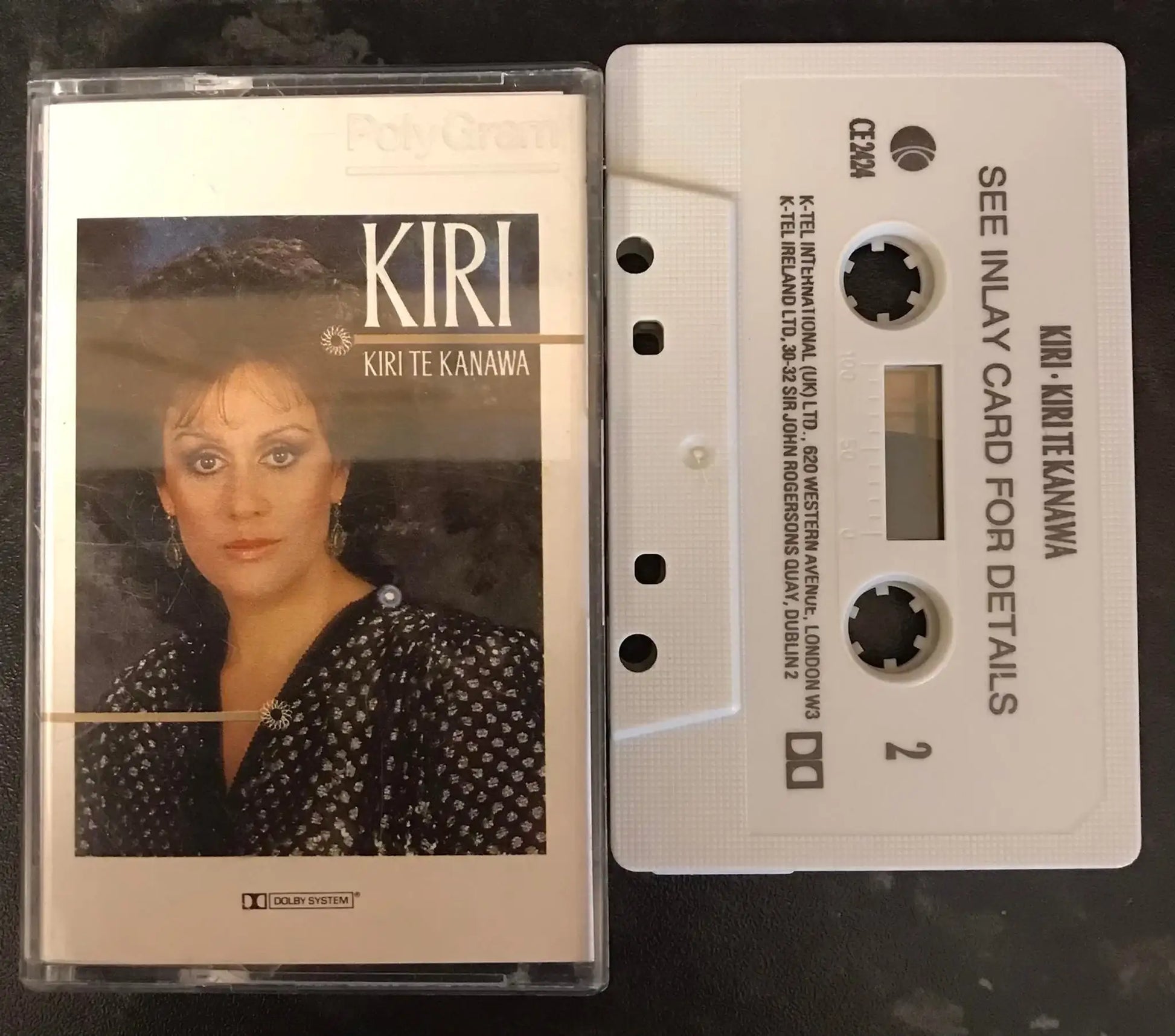 Kiri Te Kanawa, Kiri Album, K-Tel, CE 2424, Vintage Cassette Magretro