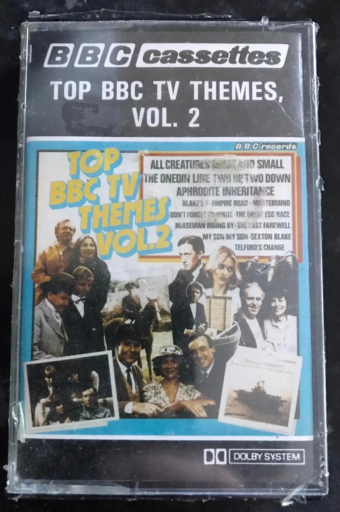 Top BBC TV Themes Album, Volume 2, SEALED, ZCR 365, Vintage Cassette Magretro