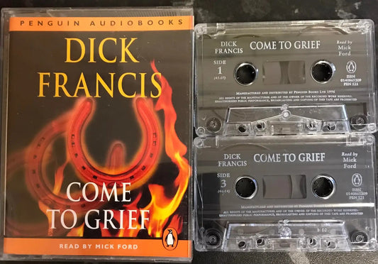 Come to Grief Audiobook, Dick Francis, Vintage Cassette Magretro