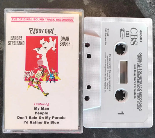 Funny Girl Soundtrack Album, Barbra Streisand, CBS, 466528 4, Vintage Cassette Magretro