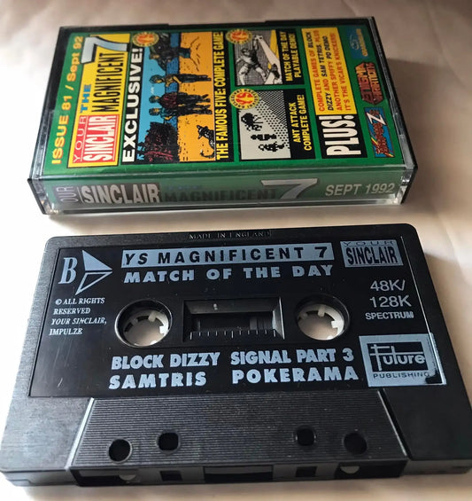 Your Sinclair, Magazine Tape -Mag 7, September 1992 Magretro