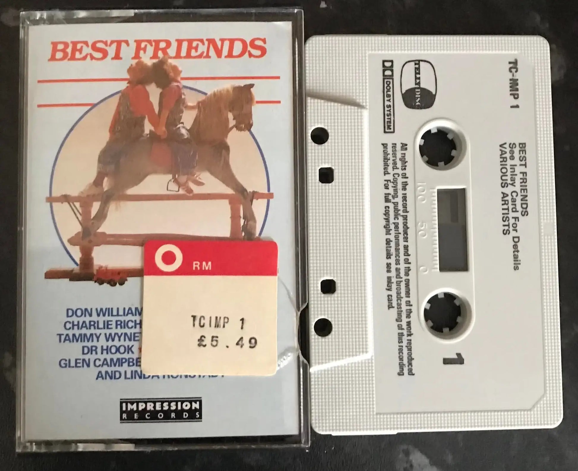 Best Friends Album, Teledisc Release, tc-imp 1, Vintage Cassette Magretro