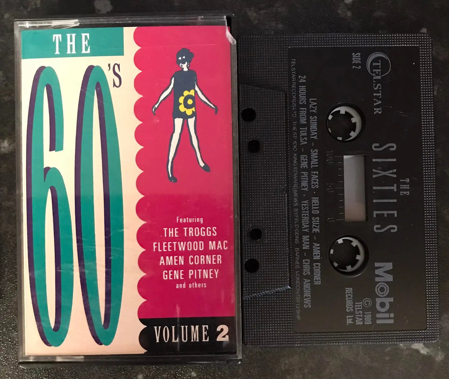 The 60's Volume 2, The Sixties, Telstar, Mobil, MOB 199, Vintage Cassette Magretro