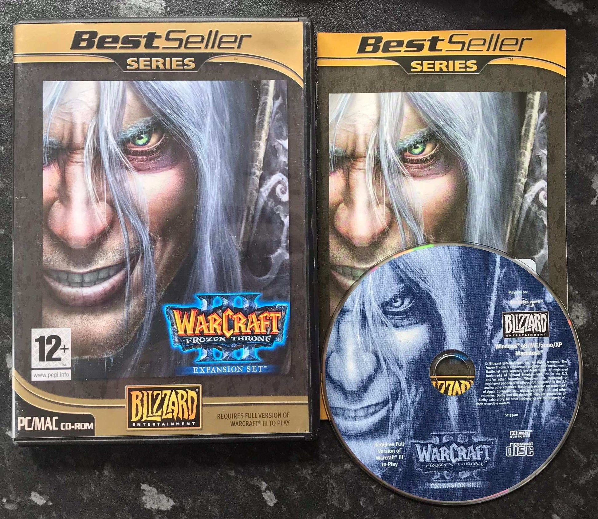 Warcraft III, Frozen Throne Expansion Set, UK, Pal, PC Game, Mac Game Magretro