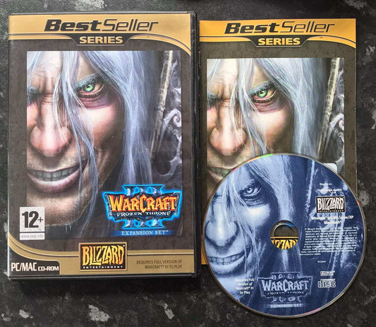 Warcraft III, Frozen Throne Expansion Set, UK, Pal, PC Game, Mac Game Magretro