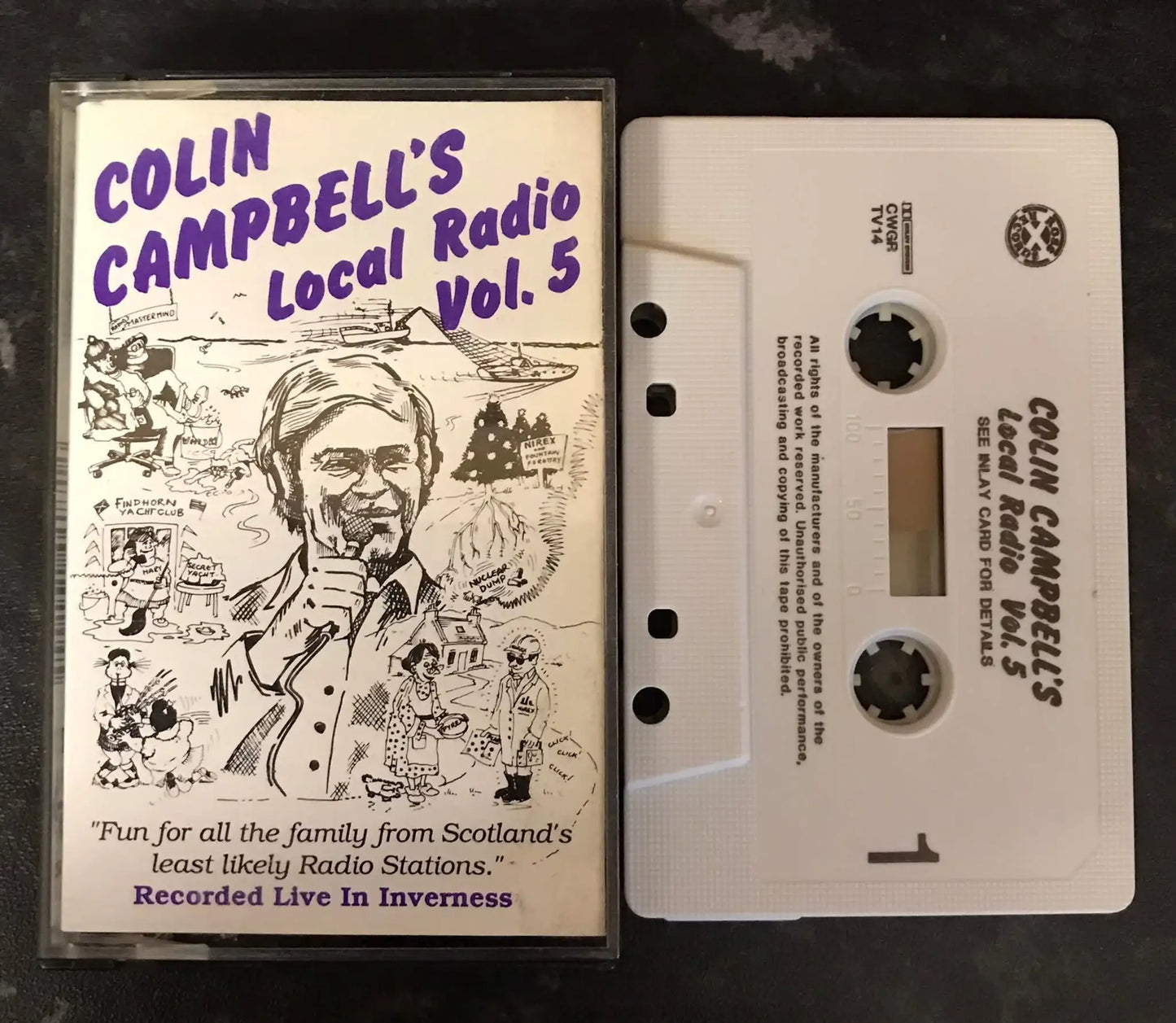 Colin Campbell's Local Radio Vol 5, CWGR TV14, Vintage Cassette Magretro