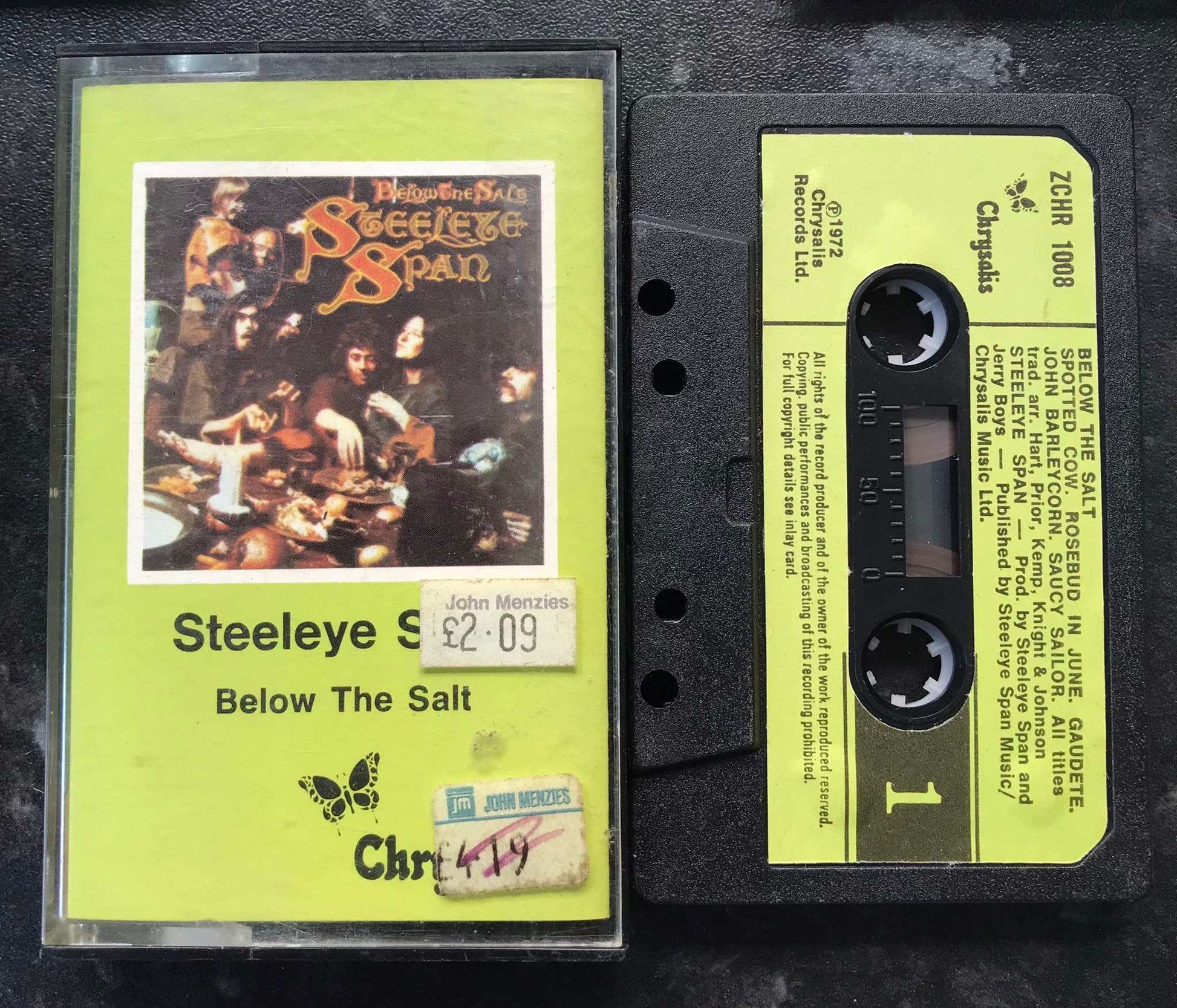 Steeleye Span, Below The Salt Album, Chrysalis, ZCHR 1008 Magretro