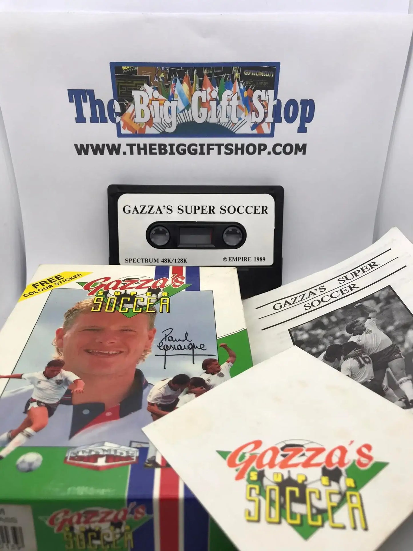 Gazza's Super Soccer (Tested Working), ZX Spectrum, Empire software Magretro