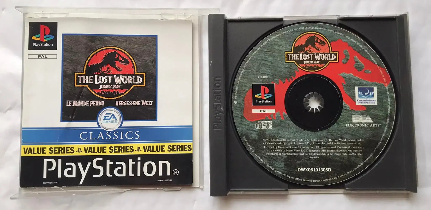 the lost world jurassic park, Playstation 1 Game Magretro