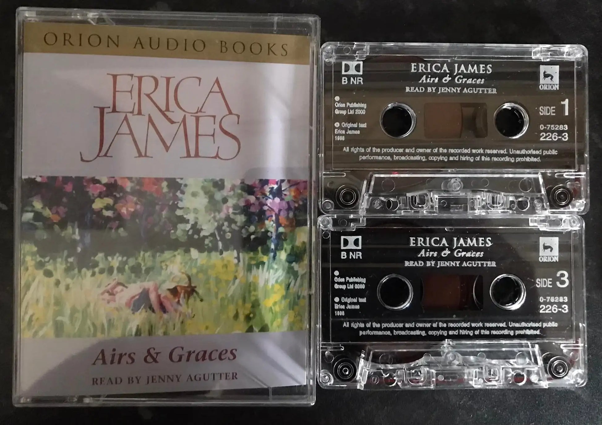 Erica James Audiobook, Airs & Graces , Vintage Cassette Magretro