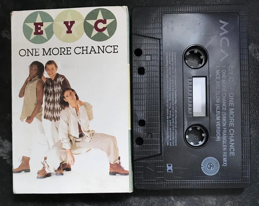EYC, (E.Y.C.), One More Chance Single, MCA Records, MCSC 2025, Vintage Cassette Magretro