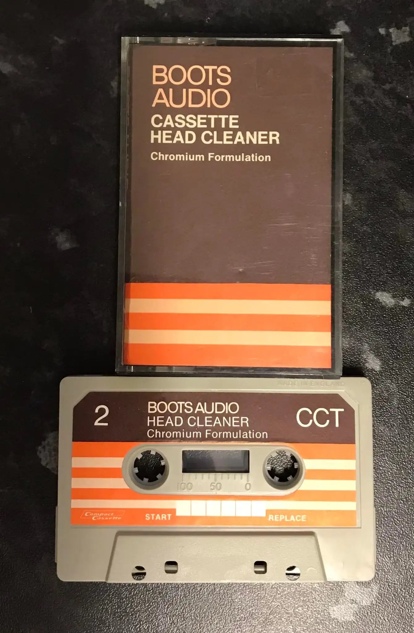 Boots Audio Cassette Head Cleaner Tape, Vintage Cassette Magretro
