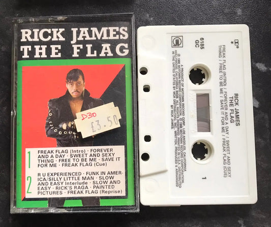 Rick James, The Flag Album, Gordy Records, 6185 GC, Vintage Cassette, RARE Magretro