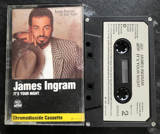 James Ingram, Its Your Night Album, Qwest Records, 92-3970-4, Vintage Cassette Magretro