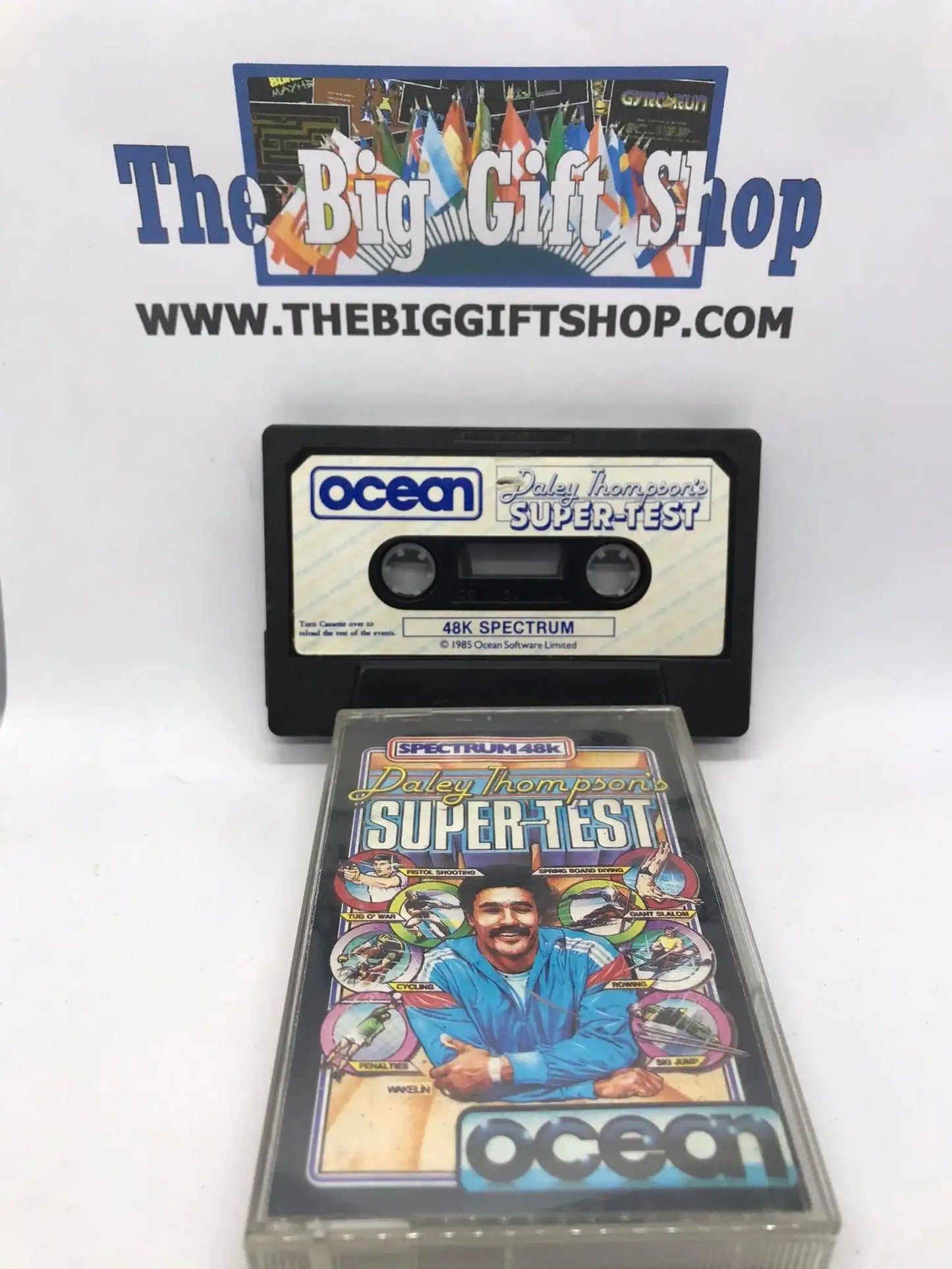 Daley Thompson's Supertest, 48k, ZX Spectrum, Ocean Software Magretro