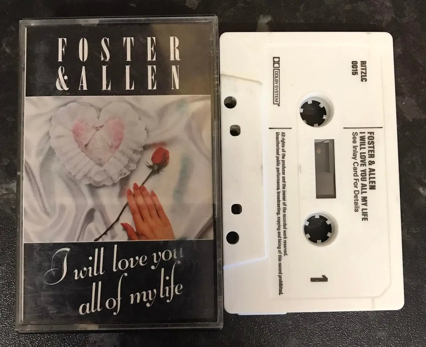 Foster & Allen, I Will Love You All Of My Life Album, Ritz Records, RITZ LC 0015 Magretro