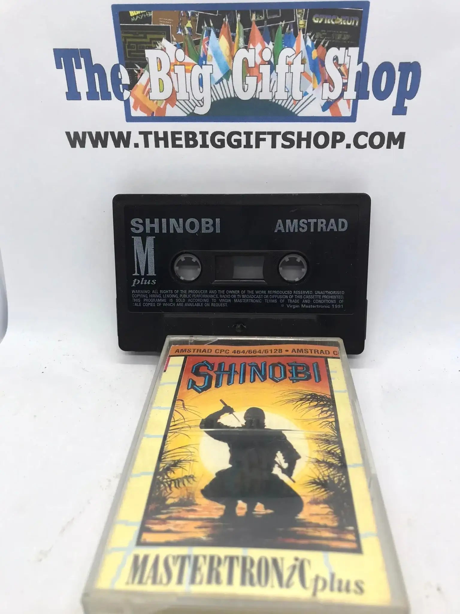 Shinobi (Mastrertronic plus), CPC 464 / 664 Magretro
