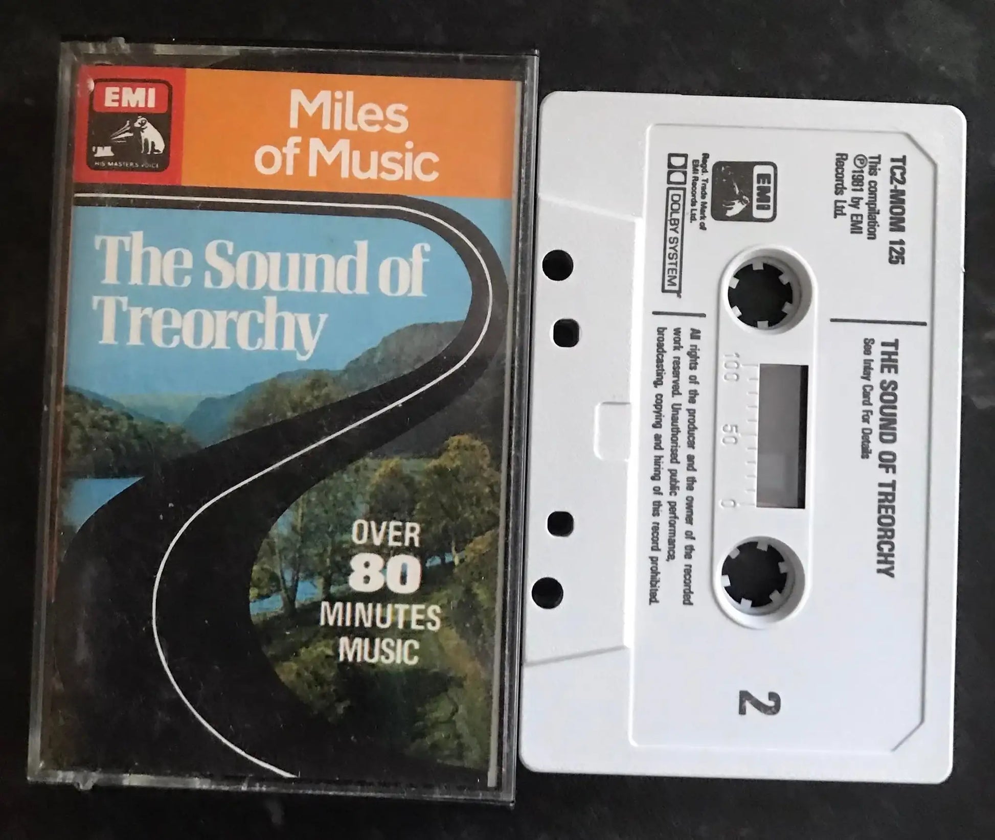 The Sound of Treorchy Album, tc2-mom 125, EMI, Vintage Cassette Magretro