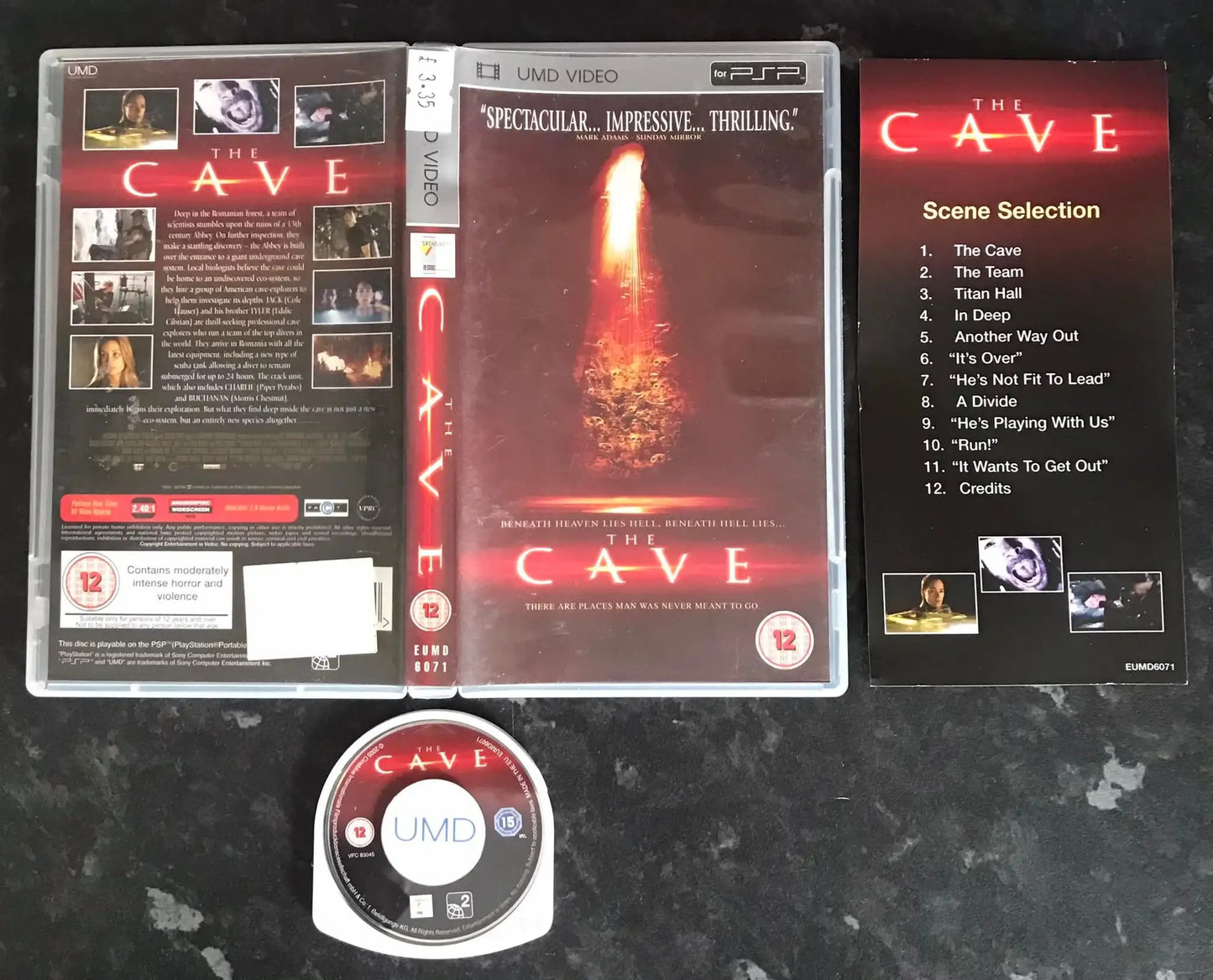 The Cave, PSP Movie, Boxed Magretro
