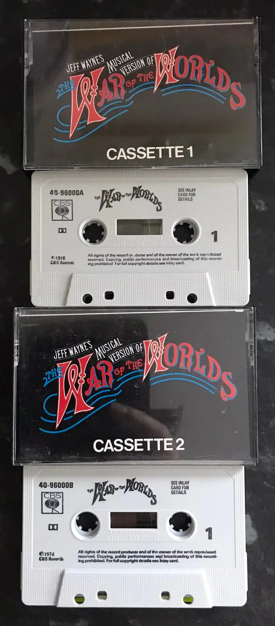 Jeff Wayne's Musical Version of War of the Worlds, CBS,40-96000A Magretro