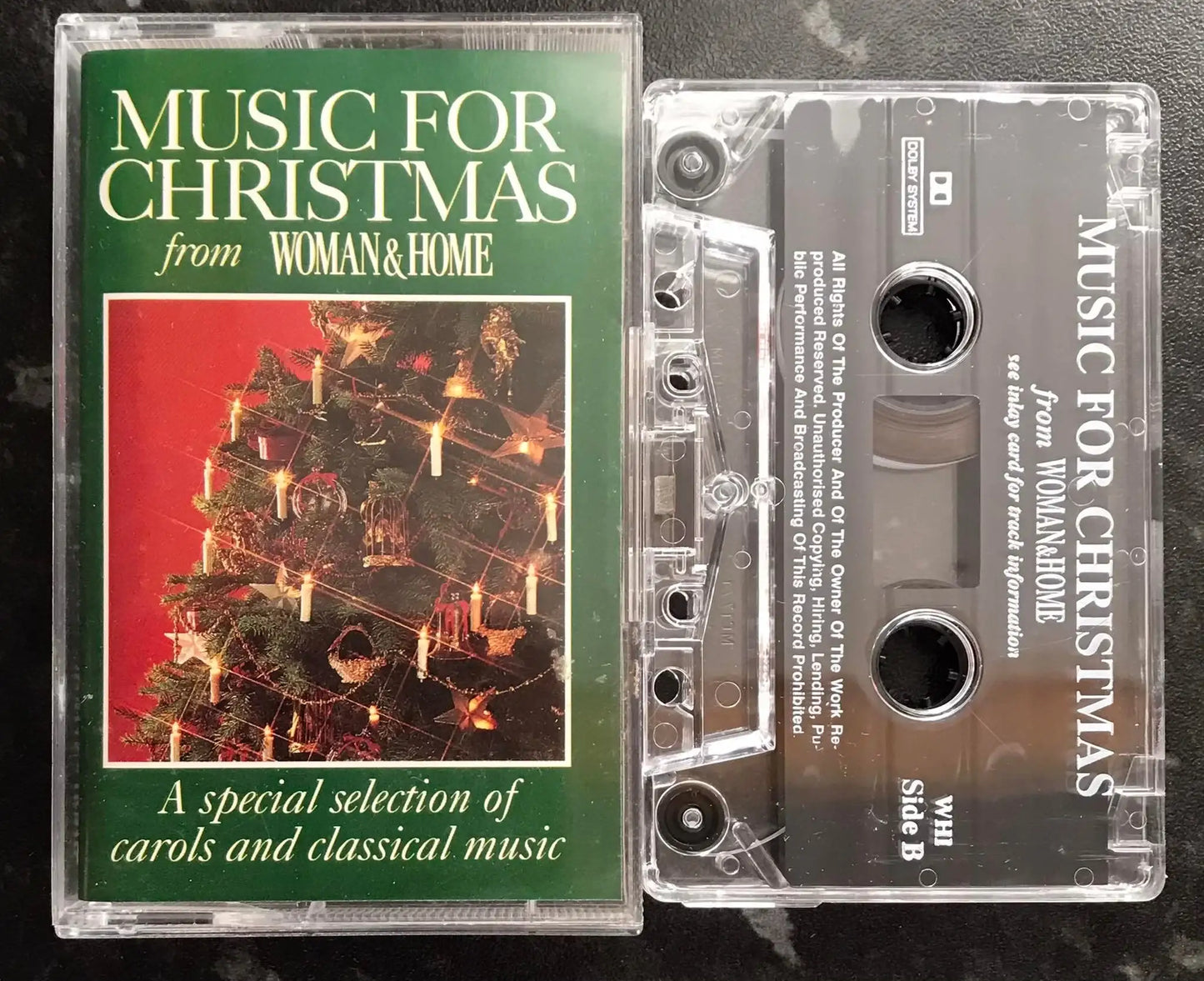 Music for Christmas Album, Woman & Home, WH1, Vintage Cassette Magretro