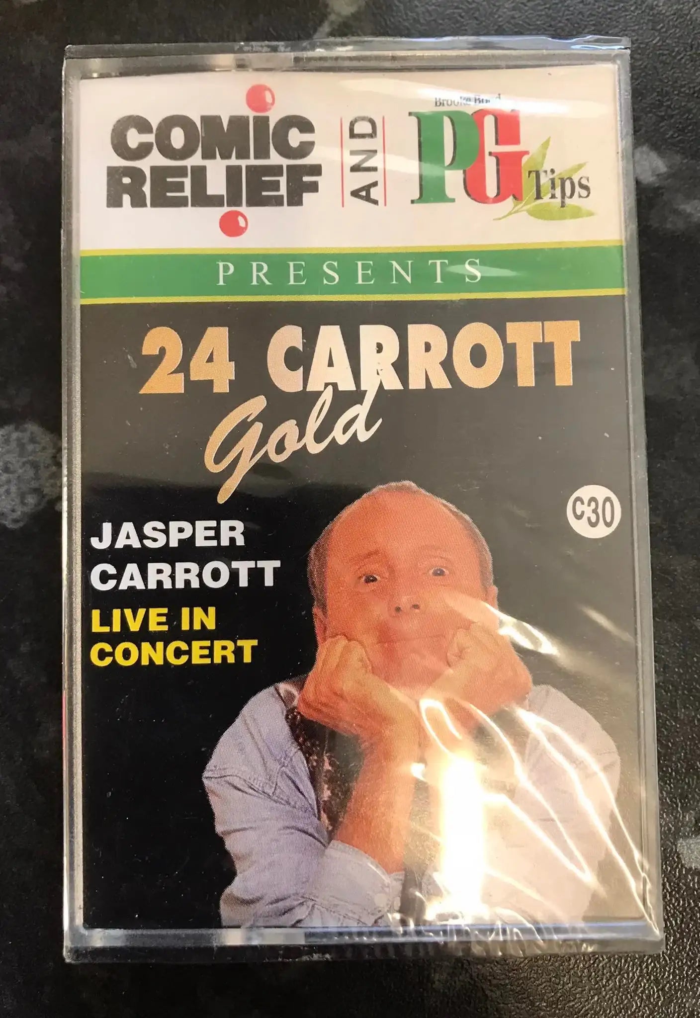 24 Carrott Gold, Jasper Carrott, Comic Relief, Vintage Cassette, Still Sealed Magretro
