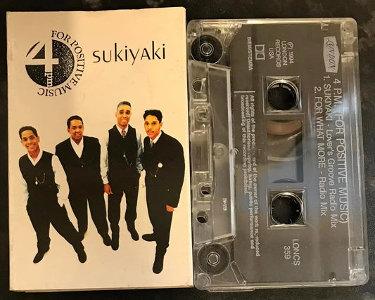 Sukiyaki, 4 P.M. (For Positive Music), Single Cassette, LONCS 359, (RARE) Magretro