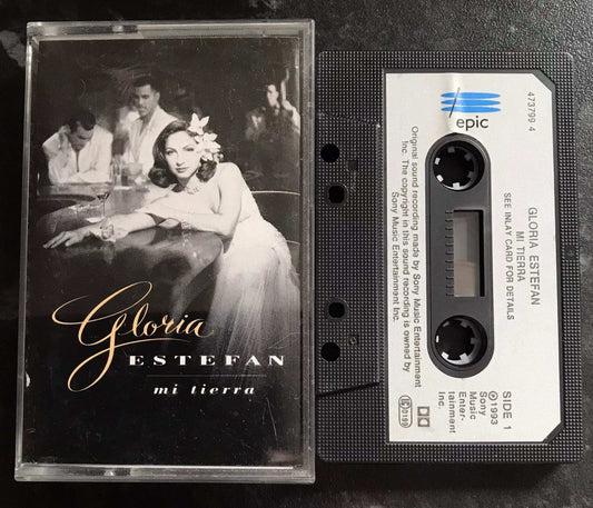Gloria Estefan, Mi Tierra Album, Epic, 473799 4, Vintage Cassette Magretro
