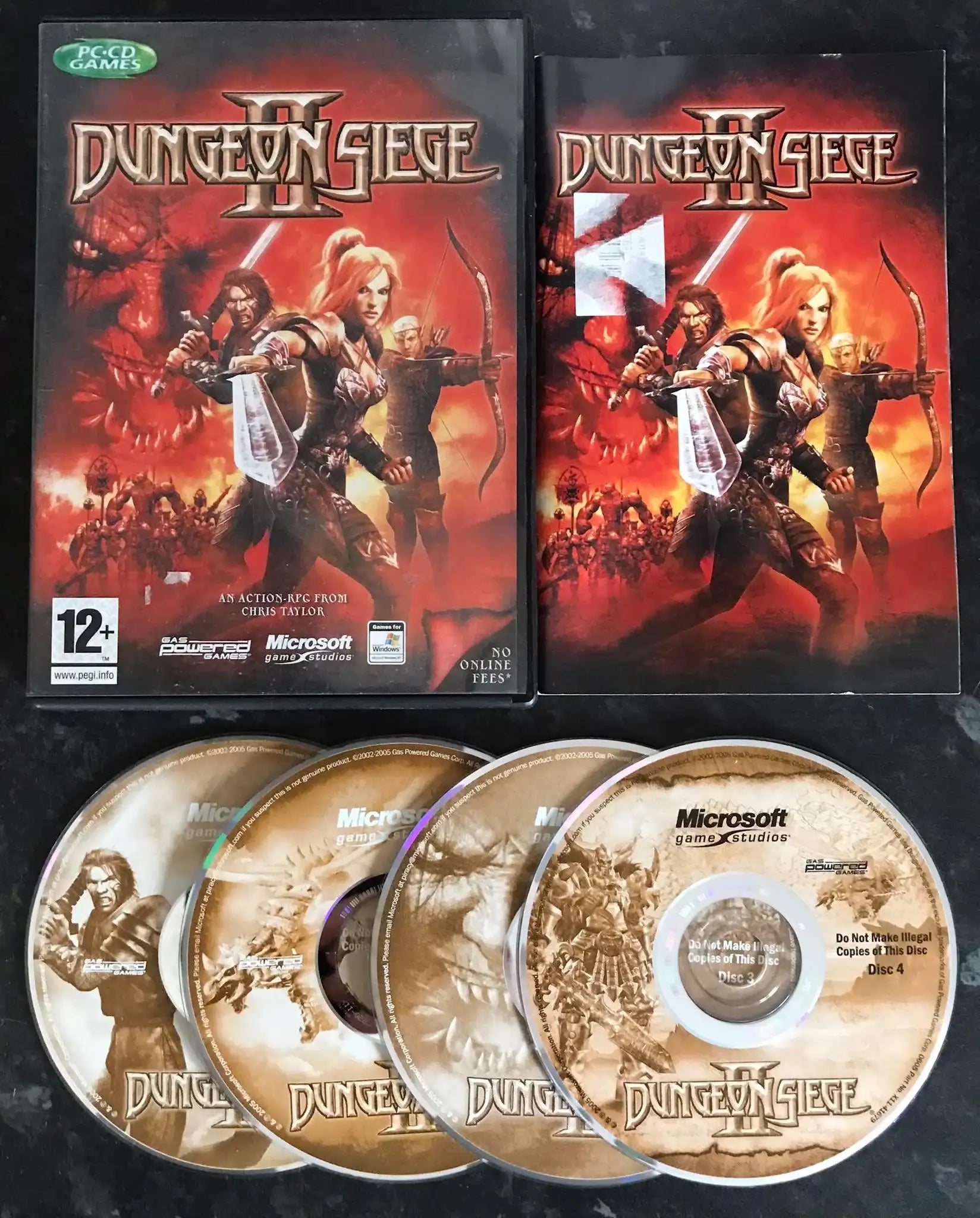 Dungeon Siege II, UK PAL, PC Game Magretro