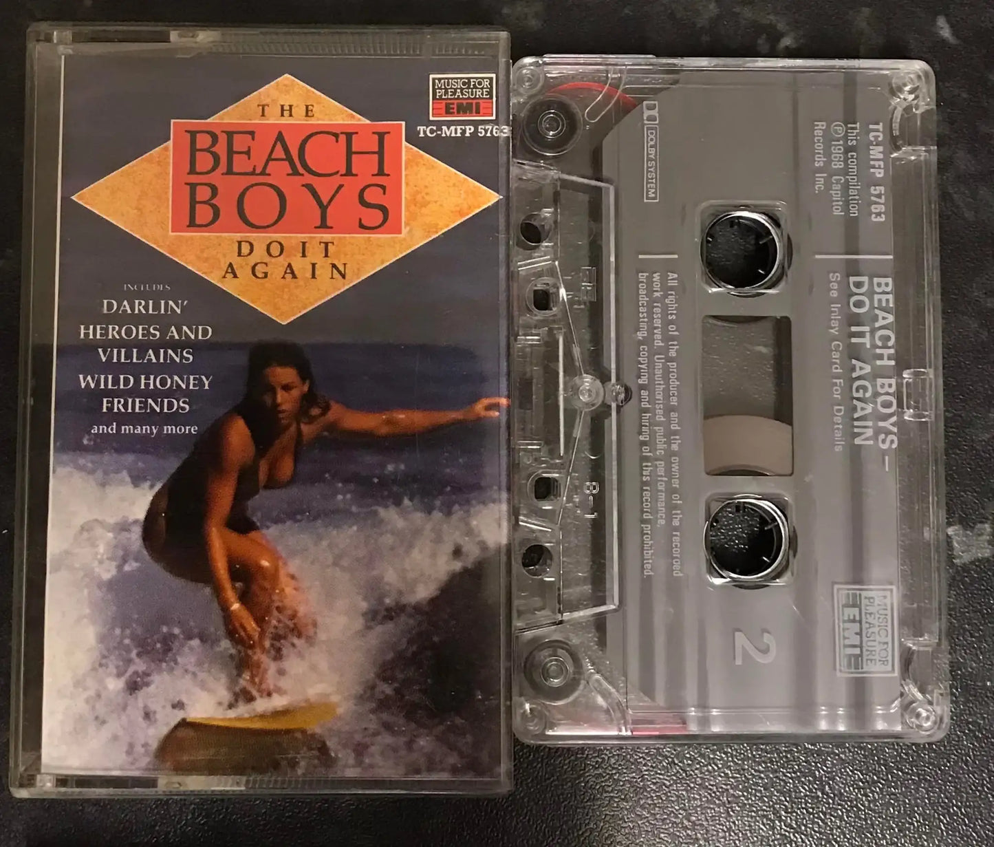 The Beach Boys, Do It Again Album, EMI, TC-MFP 5763, Vintage Cassette Magretro