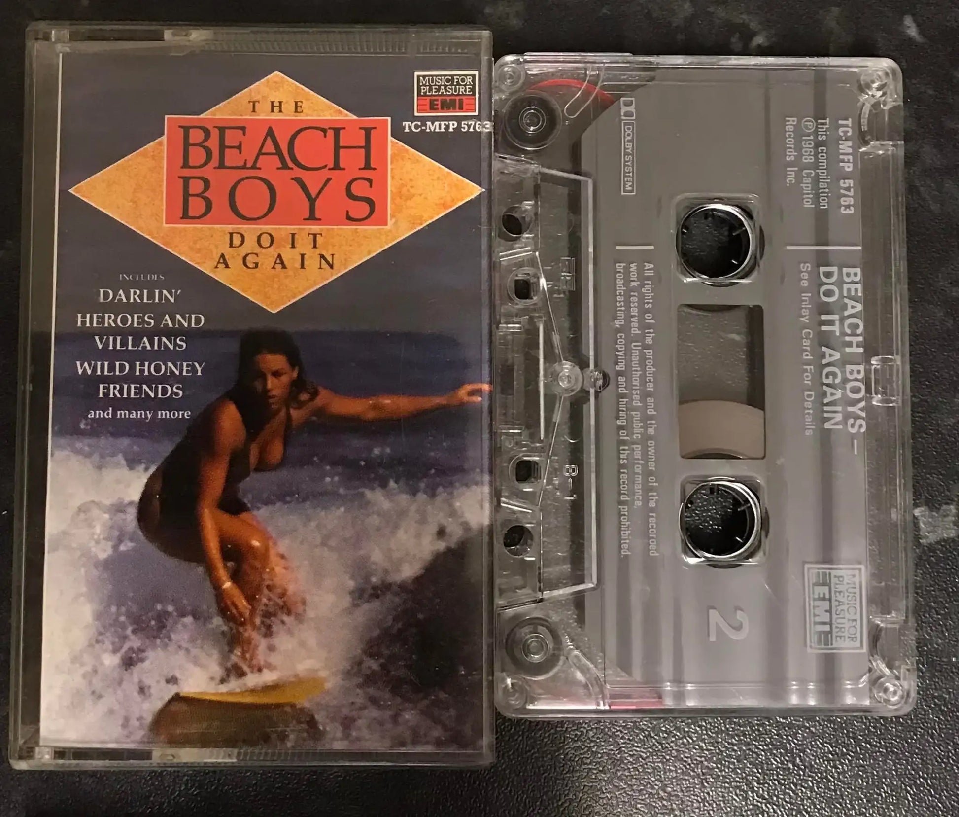 The Beach Boys, Do It Again Album, EMI, TC-MFP 5763, Vintage Cassette Magretro