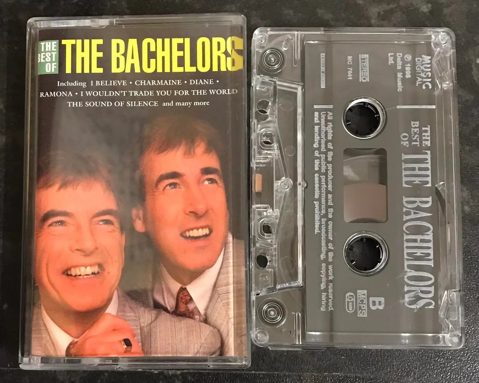 The Best of The Bachelors Album, DELTA MUSIC, MC 7041, Vintage Cassette Magretro