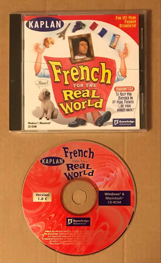 Kaplan Frenchfor the Real World - PC & Mac - CDRom Magretro
