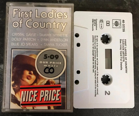 First Ladies of Country Album, CBS, 40-32235, Vintage Cassette Magretro