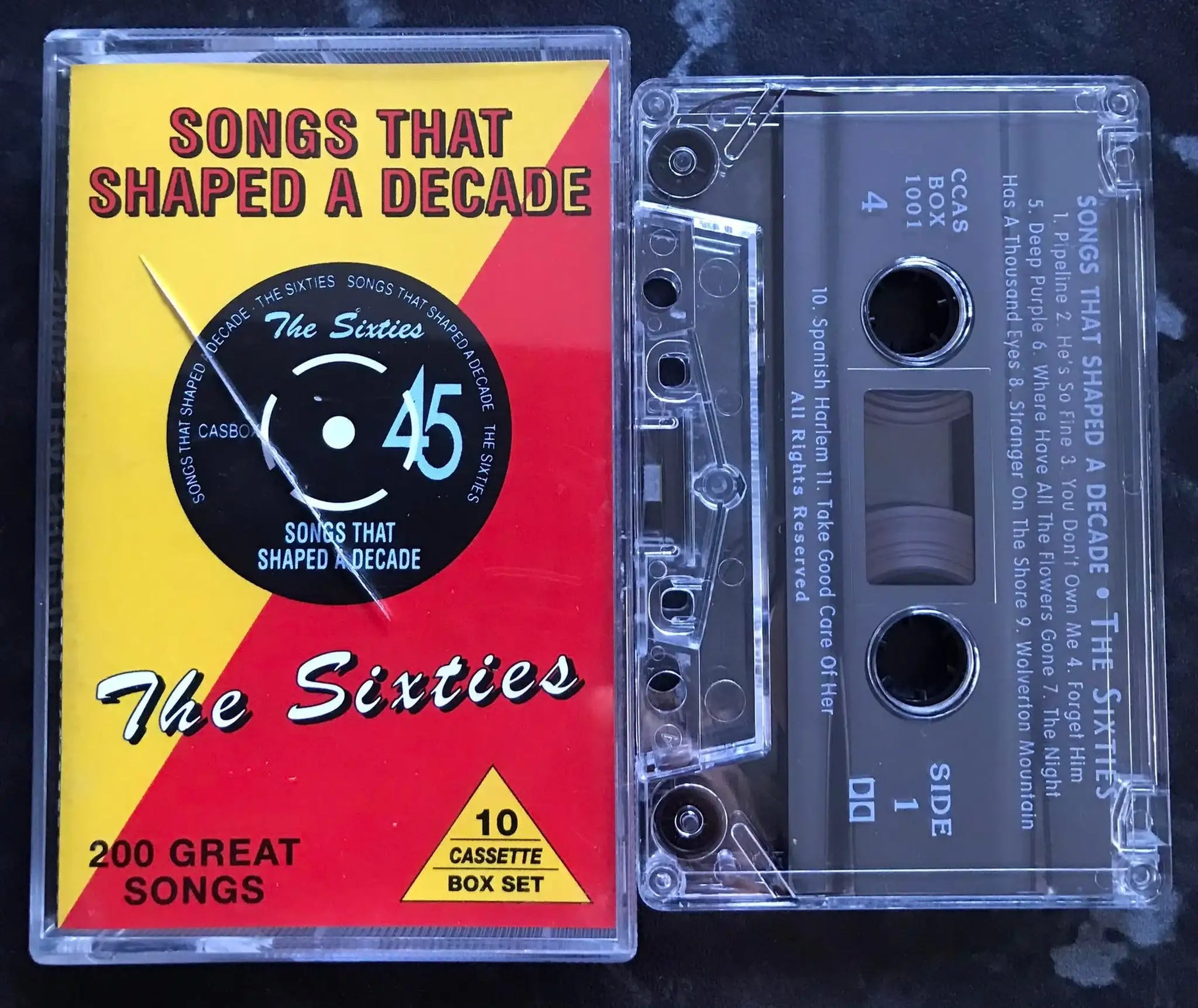 Songs That Shaped a Decade The Sixties Cassette 4, Vintage Cassette Magretro