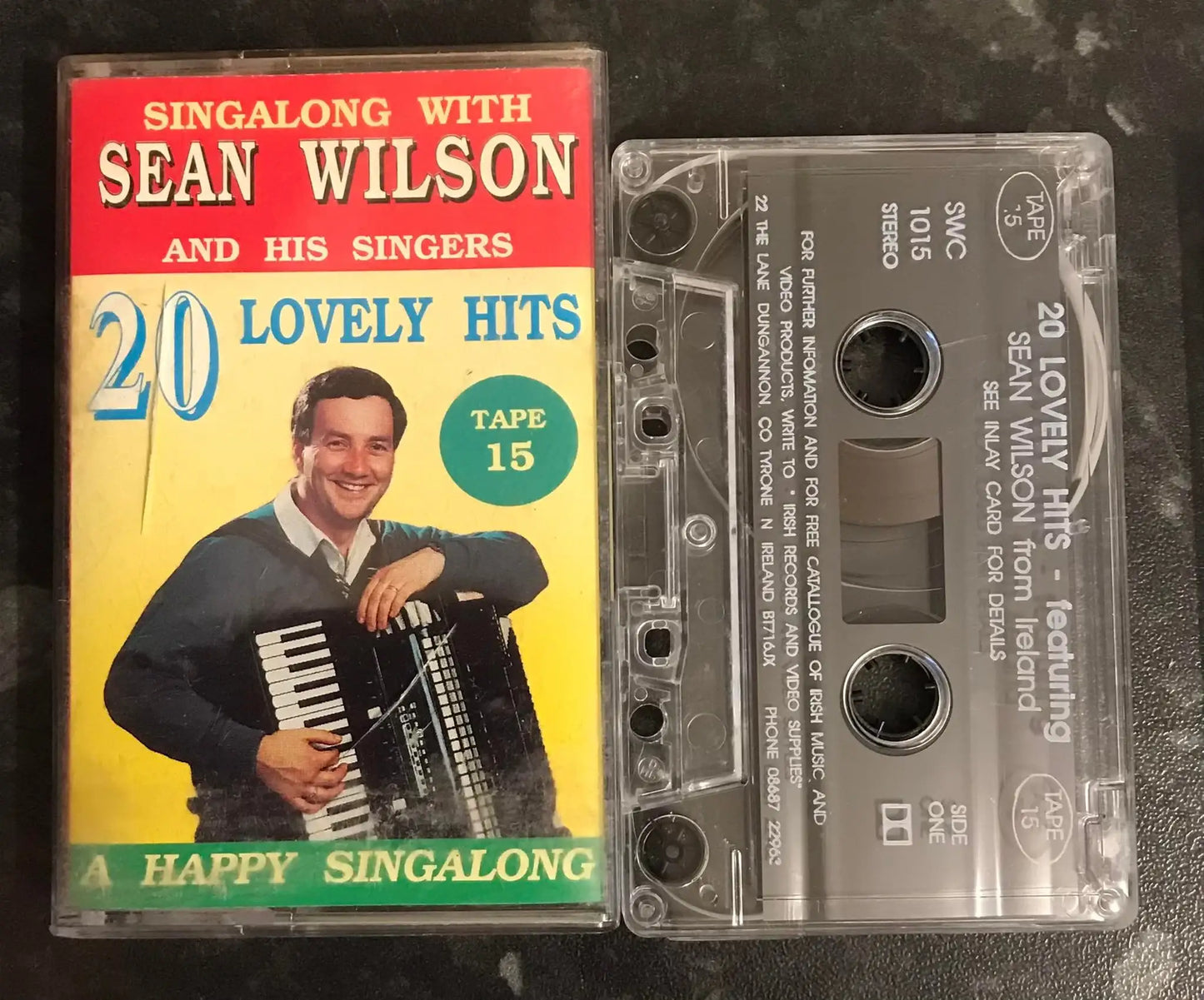 Sean Wilson, 20 Lovely Hits Album, SWC 1015, Vintage Cassette Magretro